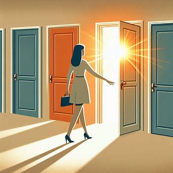 ヴェルニで自分に合う占い師を選び、未来への扉を開ける女性