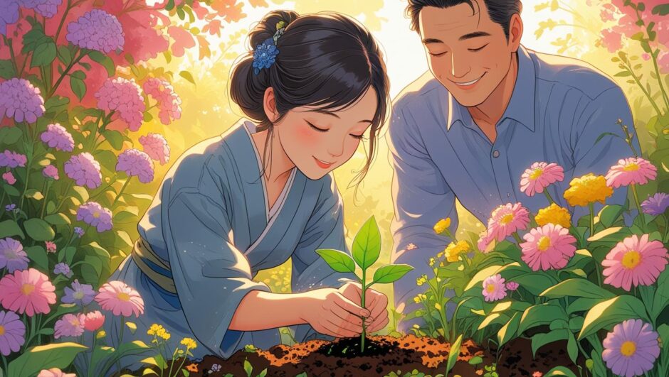 マイペースな彼氏との結婚を、未来のガーデニングのように育てる女性