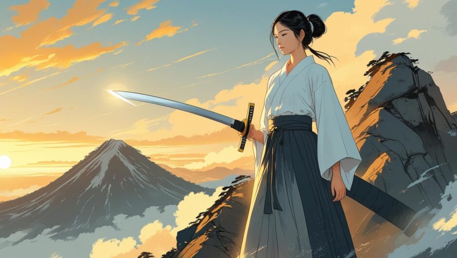 マヤ暦の紋章「黄色い戦士」の才能を象徴する、未来を切り拓く女性