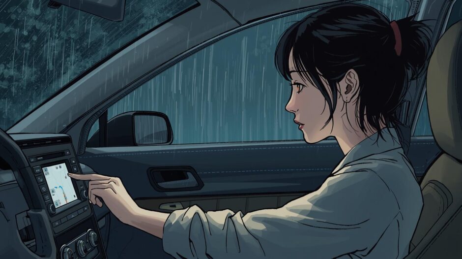 人生の道に迷い、自分の魂のナビゲーションを探す女性