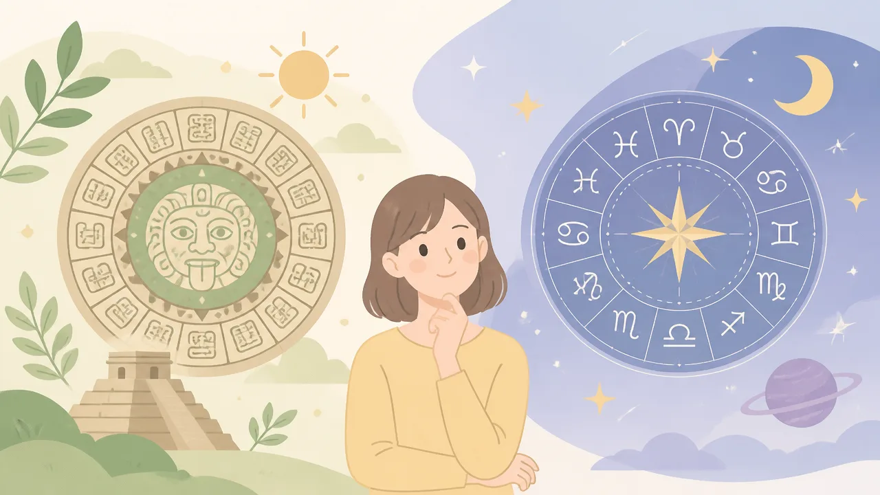 マヤ占いVS西洋占星学|違いと自分に合う選び方をやさしく解説