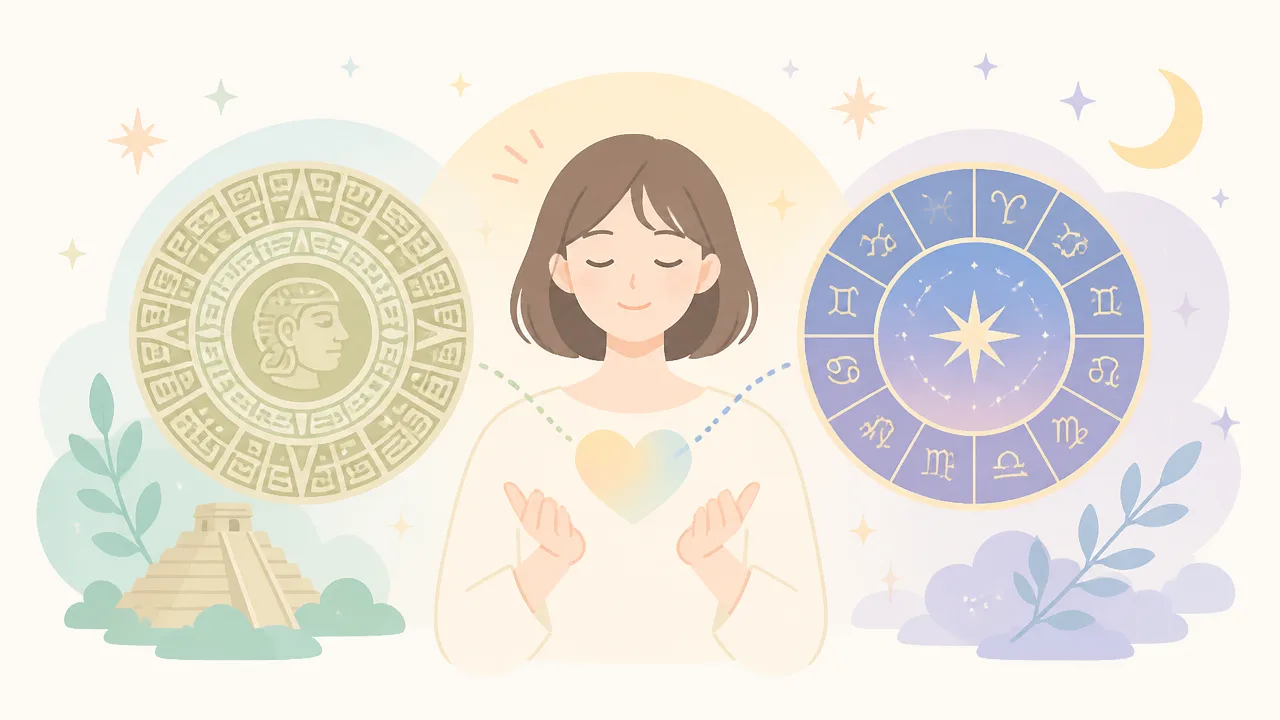マヤ占いVS西洋占星学|違いと自分に合う選び方をやさしく解説