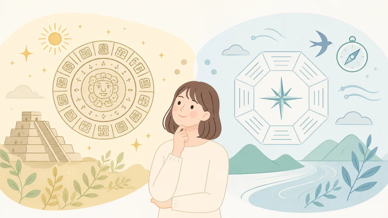 マヤ占いと九星気学の違いと使い方｜自分らしい選択のヒント