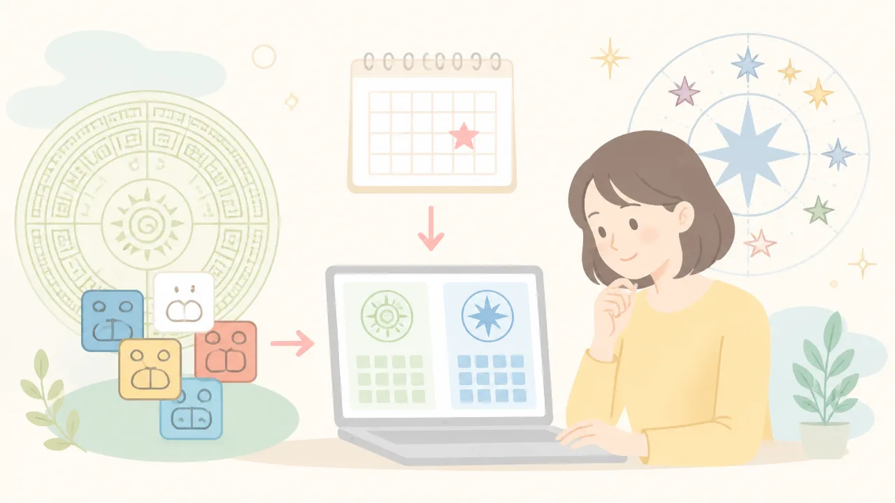マヤ占いと6星占術の違いと使い方｜自己分析やキャリア選択に活かすコツ